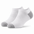Chaussettes basses 39-42 en maille textile blanc/gris pour sport