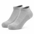 Chaussettes basses 43-46 grises en maille respirante style sportif