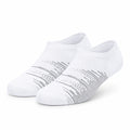 Chaussettes invisibles 35-38 en maille textile blanches rayées style sportif